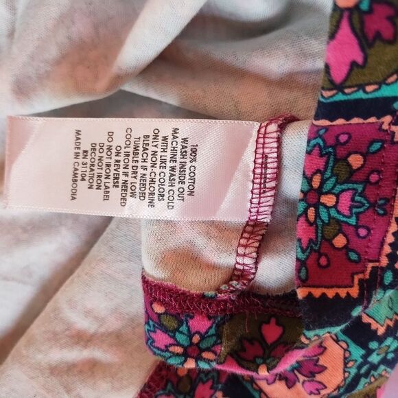 Kim Rogers Printed Top XL - Picture 6 of 7